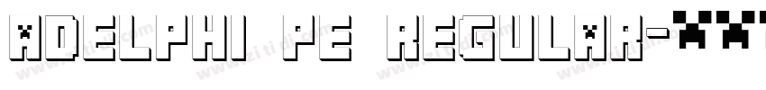 adelphi pe regular字体转换